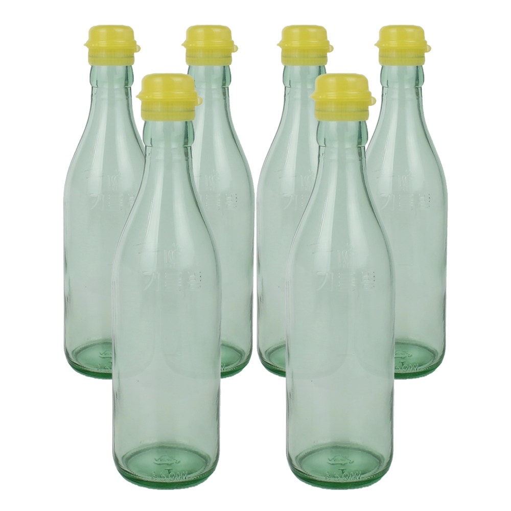 가인글로벌 청색 기름병350 유리병 참기름병 용기, 6개, 350ml 8,600원