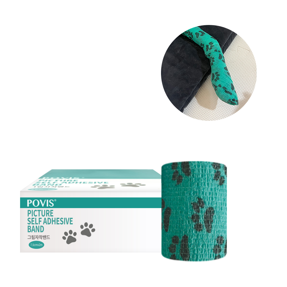 수성 포비스 그림자착밴드 7. 5cm 12롤 1박스 일회용 강아지 붕대 신발 양말 30,000원