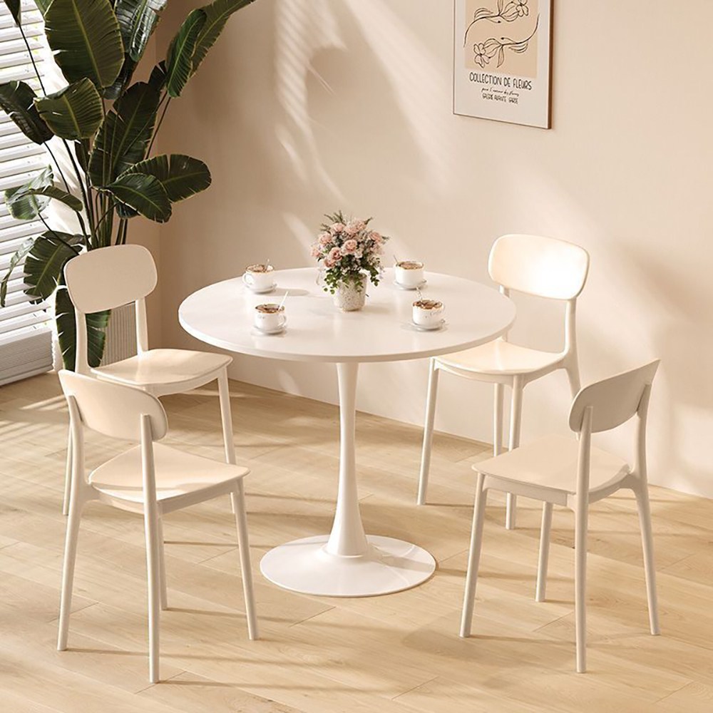 거실 부엌 튼튼한 2/3/4인용 원형식탁세트 베란다 카페 심플한 테이블의자세트 171,900원