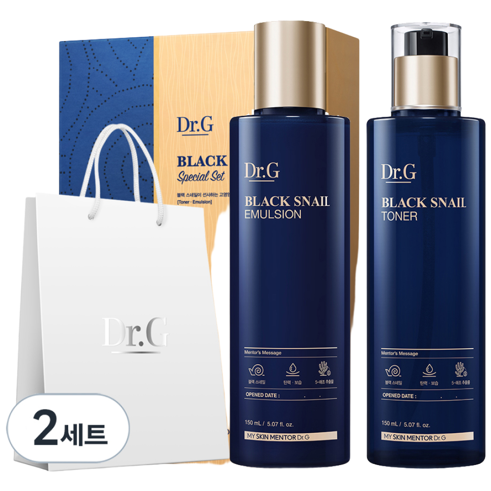 닥터지 블랙 스네일 토너 150ml + 에멀전 150ml 스페셜 2종 세트 51,840원