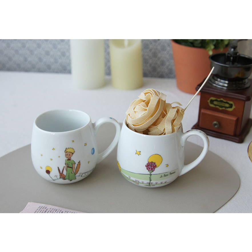 허니상점 독일 코니츠 어린왕자 머그컵 귀여운 도자기 머그 캐릭터 컵 /2style, 2.꽃, 도자기, 1개 46,000원