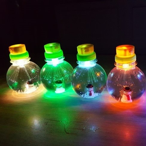 유앤아이사이언스 led광섬유 스노우볼만들기(5인용) 과학, 1세트 14,000원