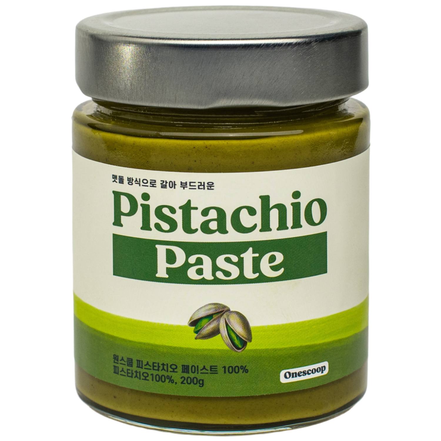 원스쿱 피스타치오버터 100% 무첨가 Extra No.1 잼 크림 스프레드 페이스트, 1개, 200g 19,100원