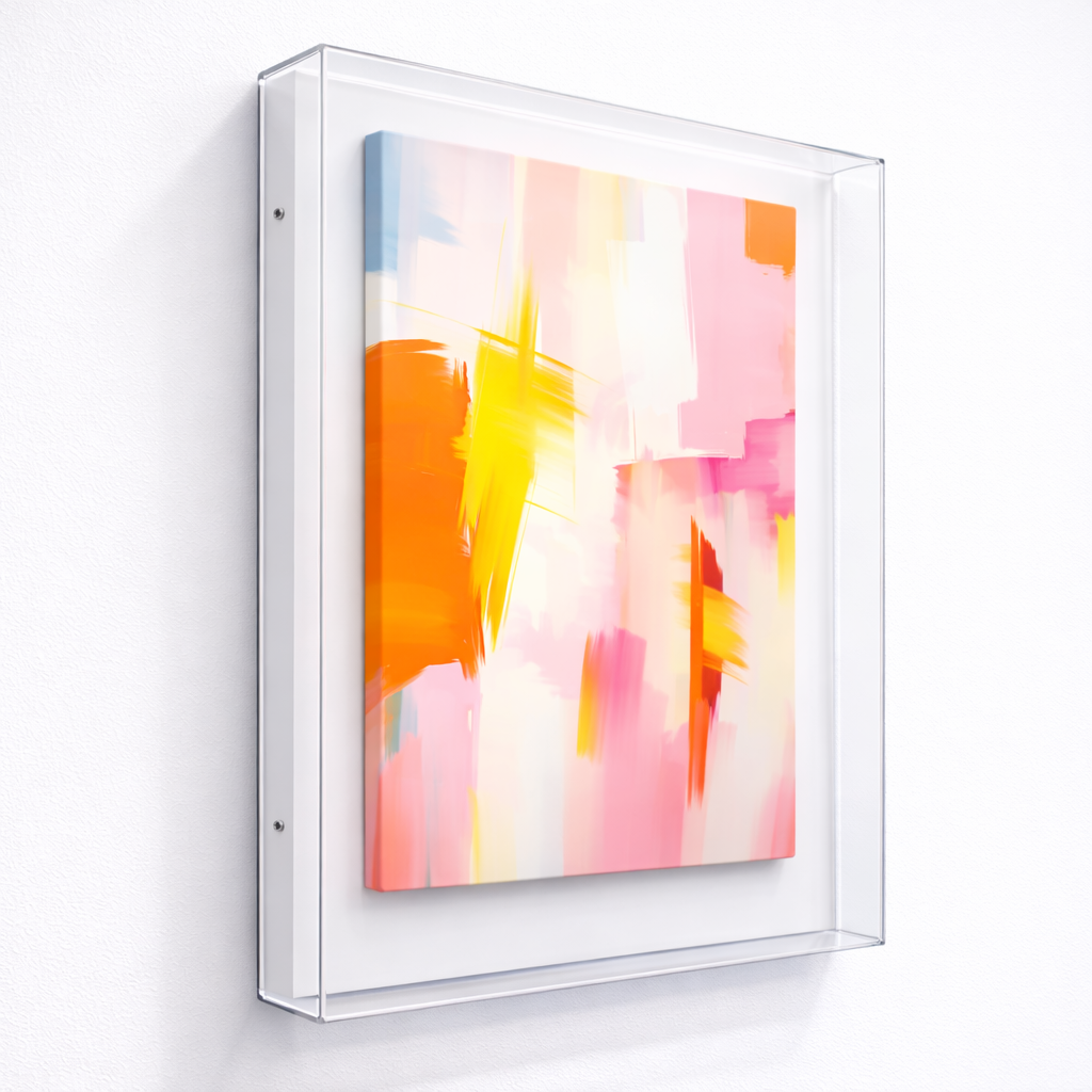 아크릴액자 작가용 전시 프레임 캔버스 액자 테트라폴드 특허구조 4면 밴딩 곡선 108,000원