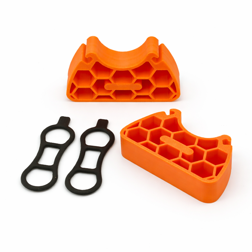 키넬 자전거 핸들바 고정 브라켓 스탠드 흔들림 방지 거치대, 1세트, 오렌지 10,100원