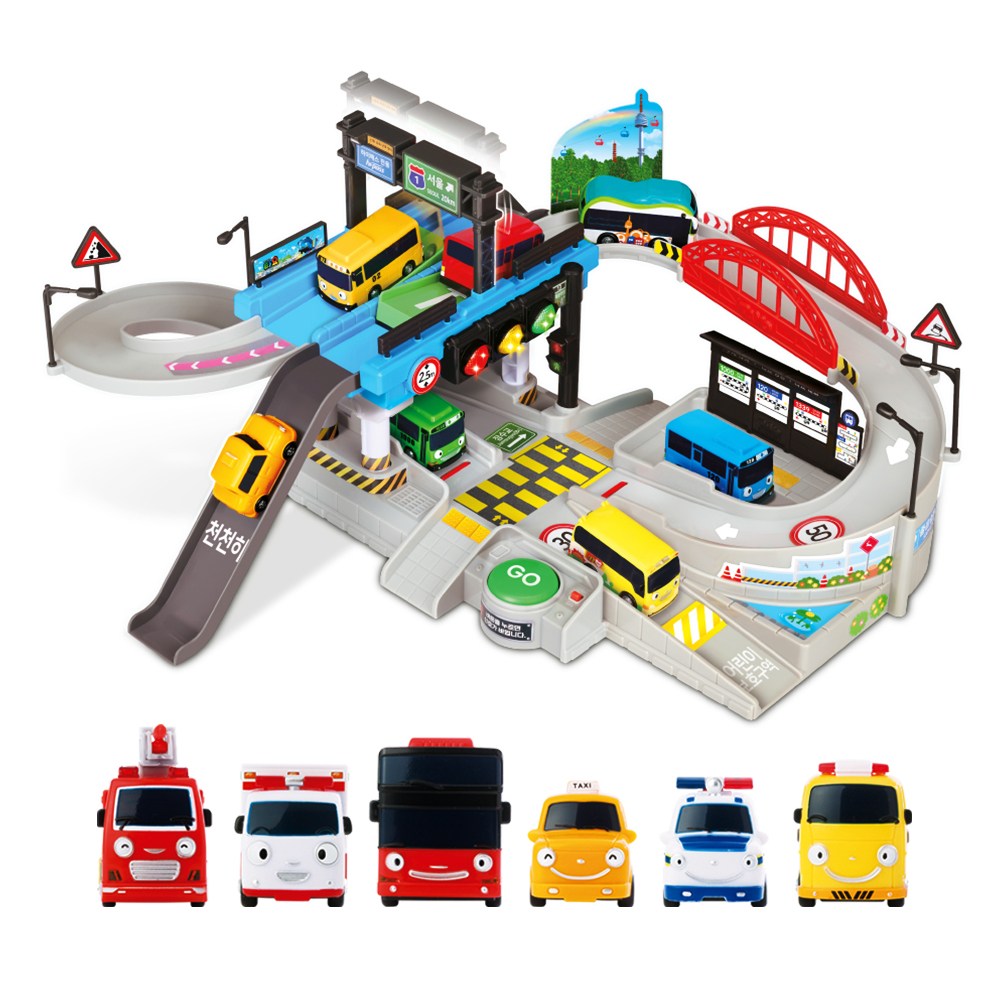 타요 신호등 교통놀이 + 타요 친구들 미니카 6종 세트 56,900원