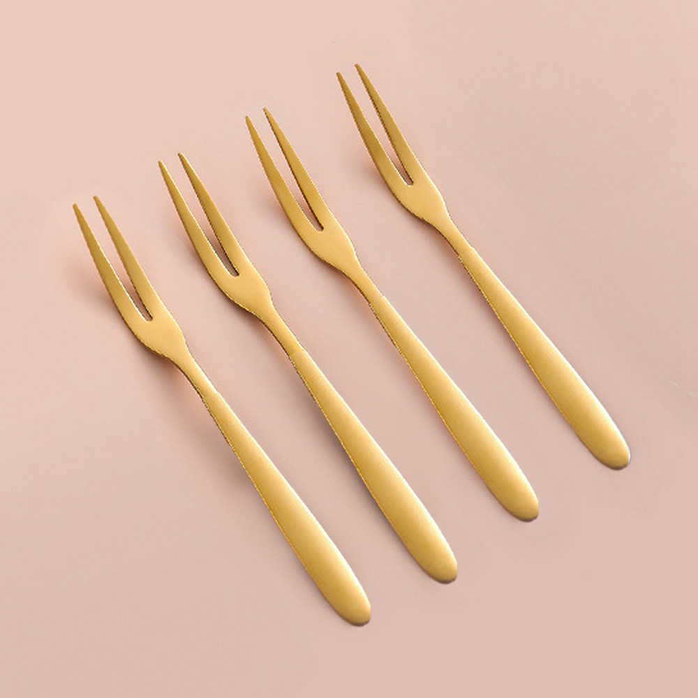 유로피안 티포크, 골드, 4개 6,900원