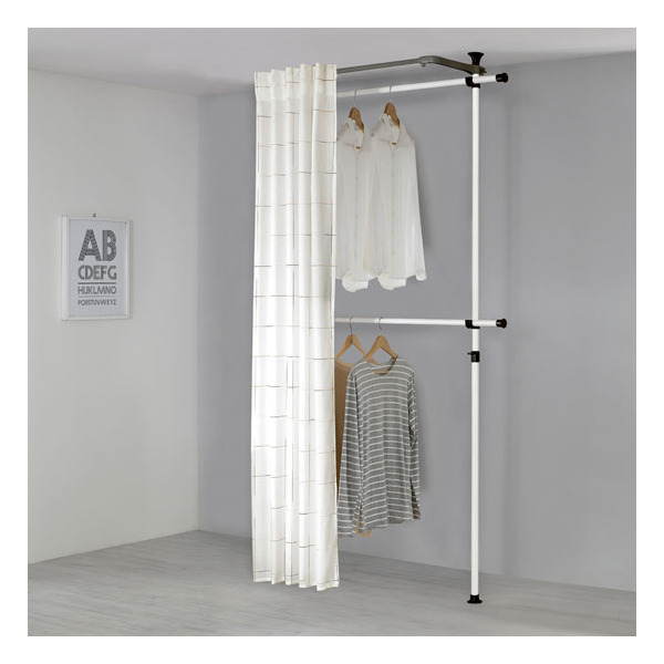 [왕자행거] 왕자 심플2단커튼행거_선택형A타입 40,400원