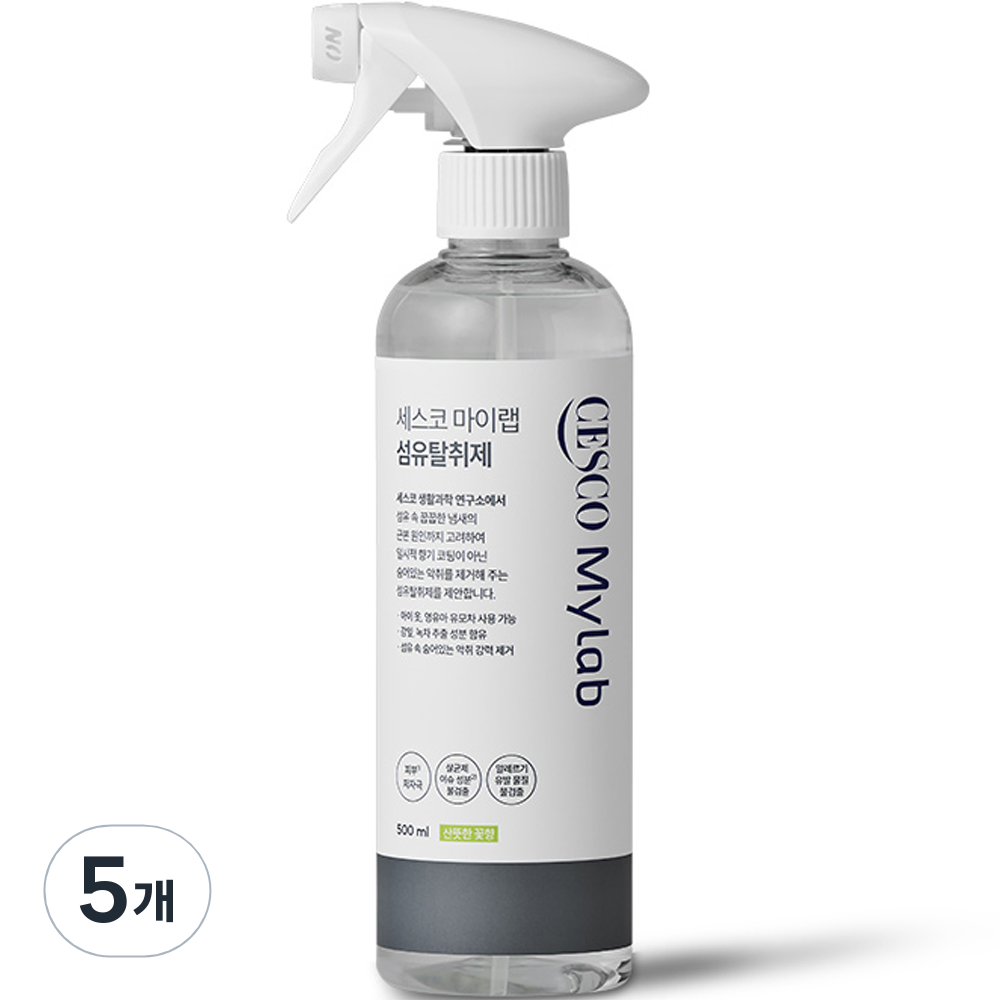 세스코마이랩 섬유탈취제 본품, 500ml, 5개, 꽃향 30,000원