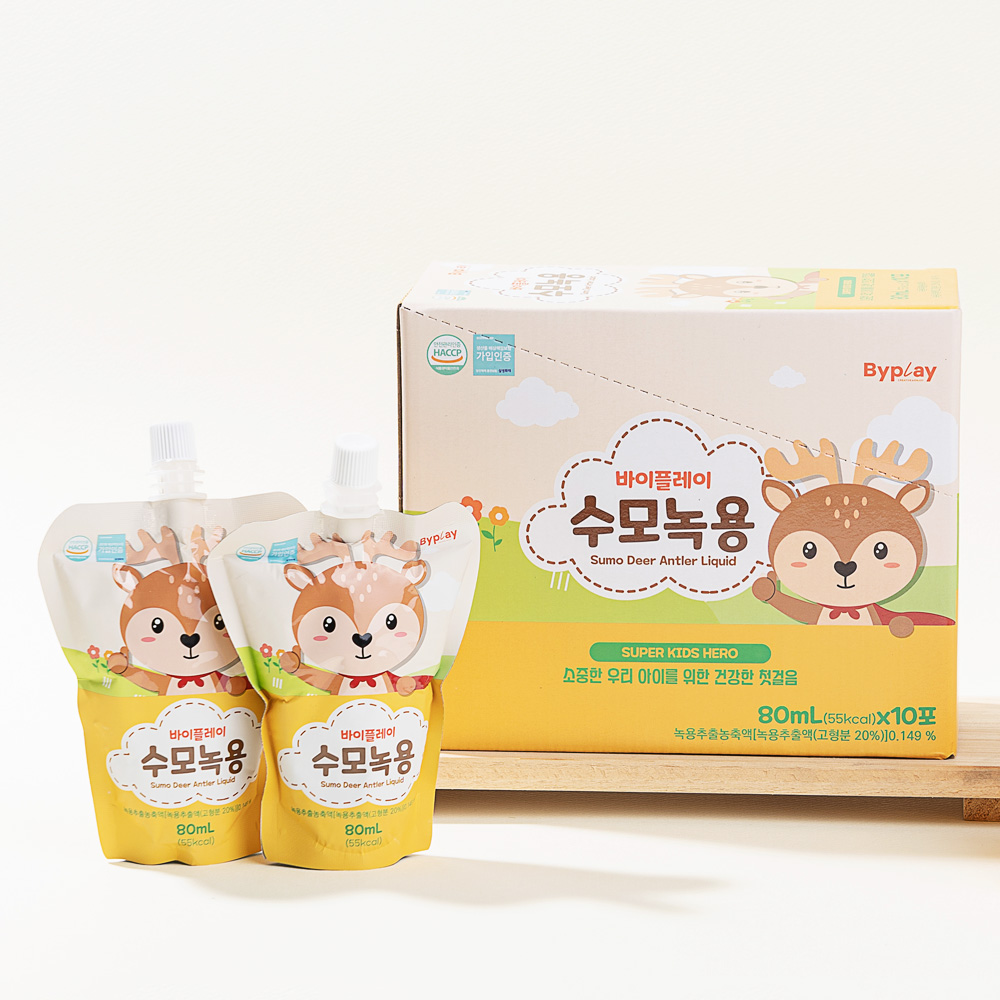 바이플레이 소중한 우리 아이를 위한 건강한 첫 걸음, 수모녹용 80,610원