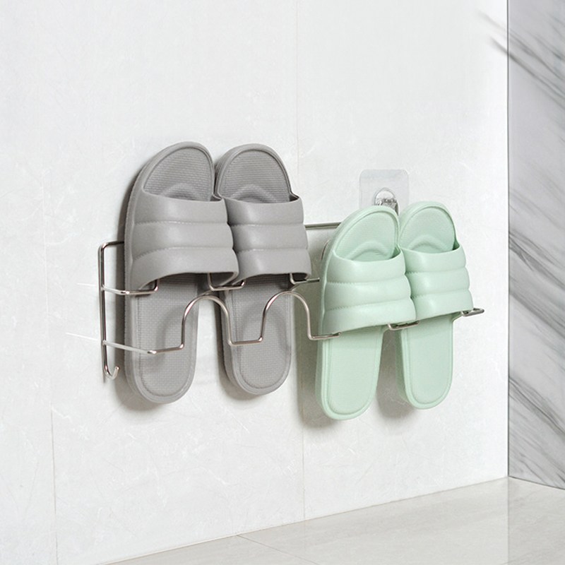 마벨인홈 무타공 슬리퍼 실내화 거치대 현관 욕실화 걸이, 1개, 화이트 6,900원