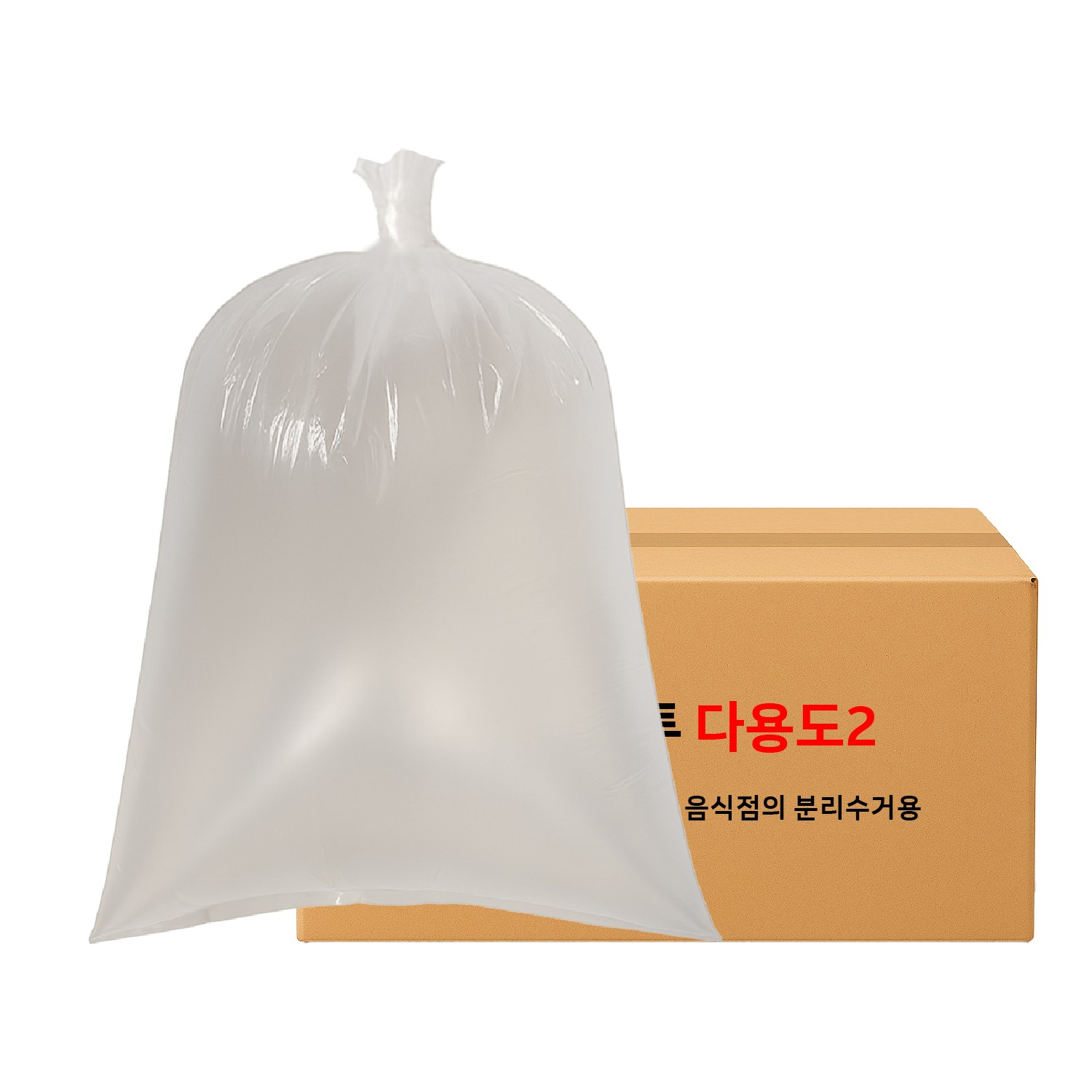 평판 쓰레기 봉투 투명 80L 500장 재활용 분리수거 다용도1 76X94 비닐 봉지, 500개, 80L 75,000원
