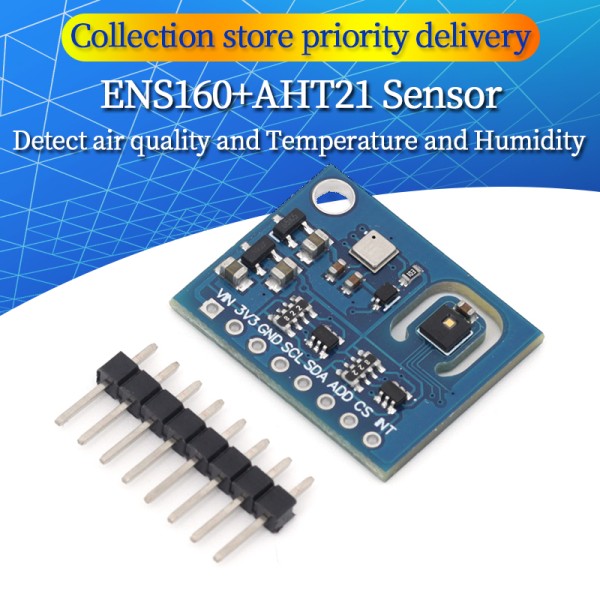 ENS160+AHT21 이산화탄소 CO2 TVOC 공기 품질 및 온도 센서 Arduino용 CCS811 교체 14,400원