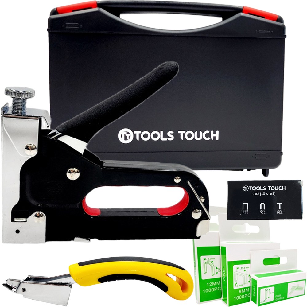툴스터치 손타카 + 핀제거기 + 타카핀 3종 3600p 19,800원