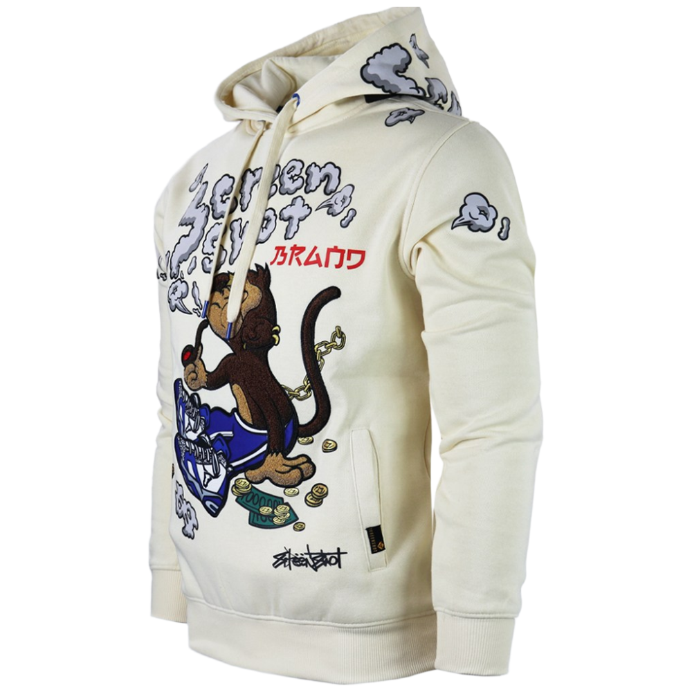 [스크린샷]  H1171 - 정품 미국 인기 스트릿 패션 브랜드 / 스크린샷 시그니처 원숭이 후드티 / 오버핏 빅사이즈 49,900원