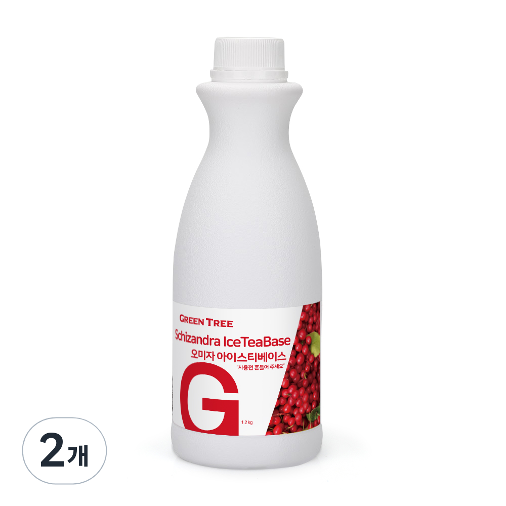 그린트리 오미자 아이스티 베이스 1.2kg 29,550원