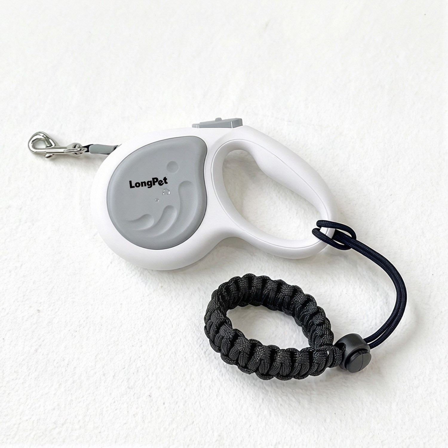 롱펫 고급형 강아지 자동리드줄 360도 꼬임방지 + 이탈방지 손목밴드 세트, 화이트, 1개 15,900원