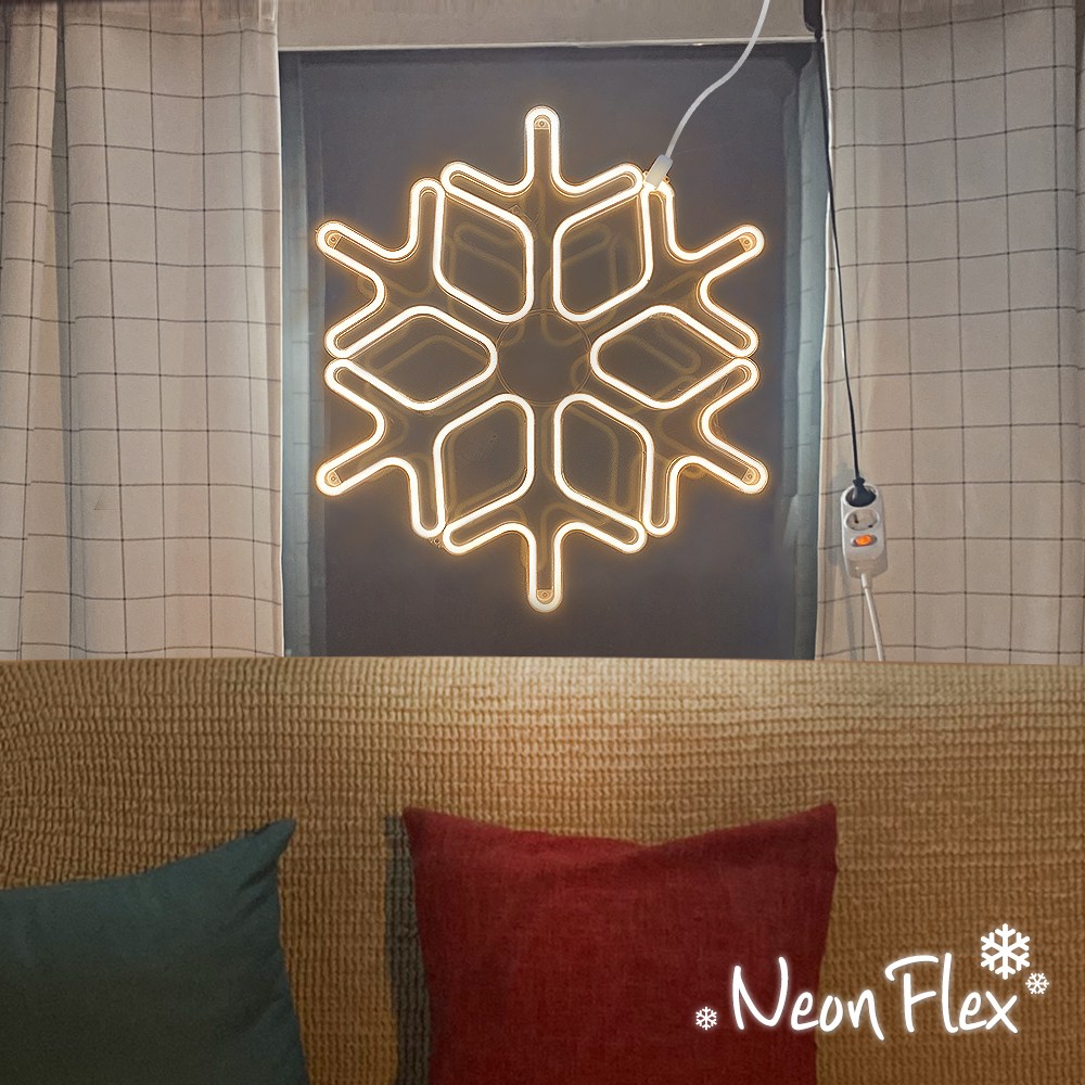 네온플렉스 스노우펄 눈꽃 별 이중별 모양 대형 구조물 조형 조명 라이트 전구 22,900원