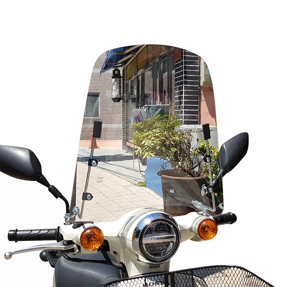 오토티엔 혼다 슈퍼커브110 전년식 튜닝 보급형 윈드스크린 클리어 SPC02, 1개 15,860원