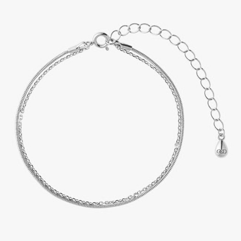 골드앤디어 14KGP 더블 레이어드 팔찌 25,900원