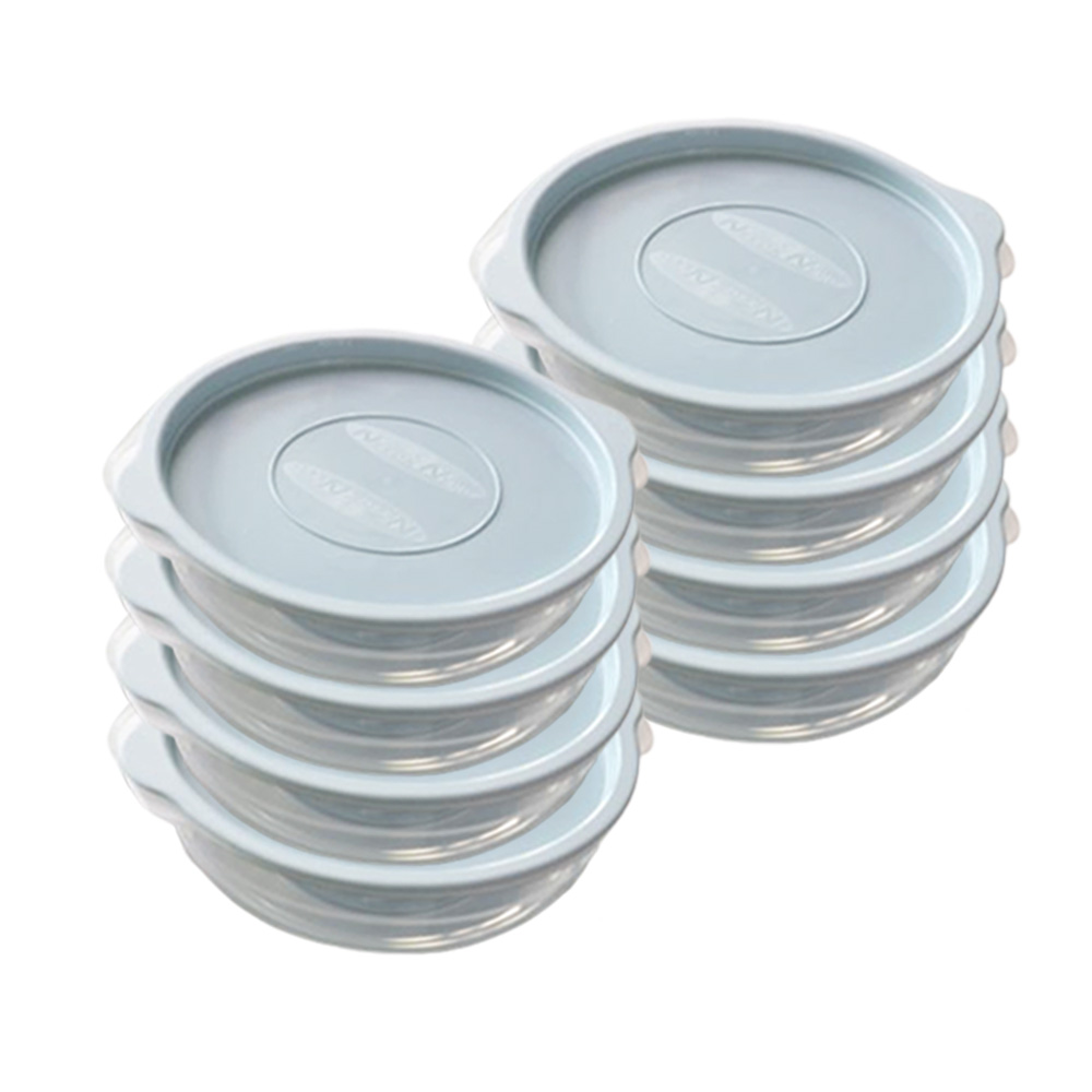 레몬글라스 전자레인지 냉동밥 보관용기 쿡앤밥 투명용기 450ml, 8개 8,800원