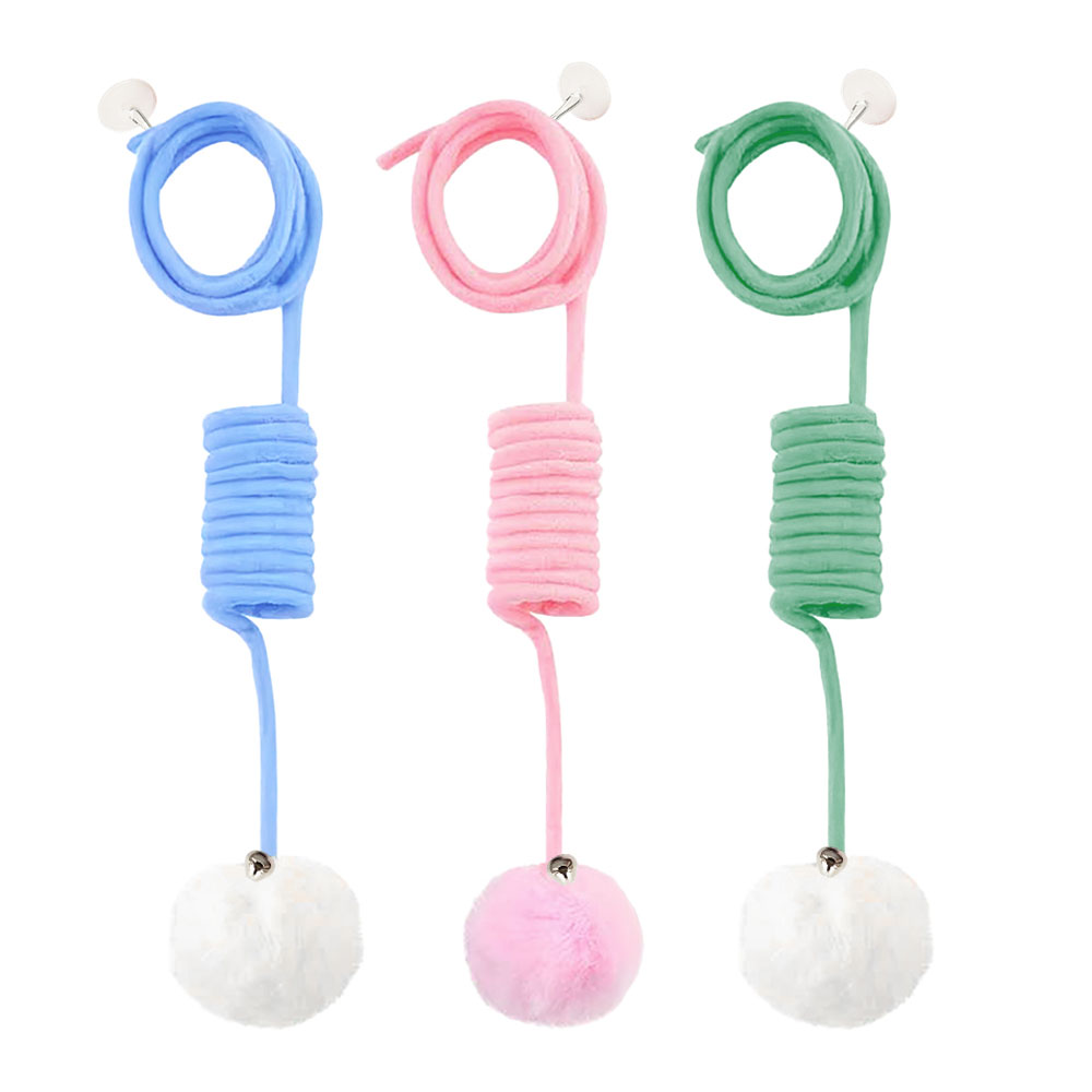 펫츠몬 고양이 털방울 스프링 모빌 천장 부착형 셀프 낚싯대 6,900원