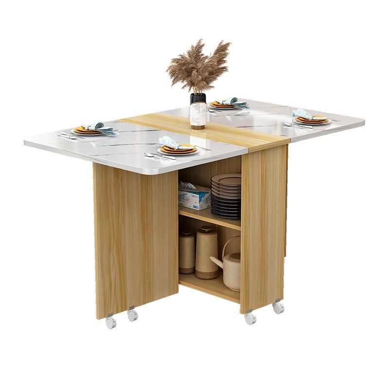 접이식식탁 폴딩테이블 원룸필수 바퀴달린 이동식테이블 원룸공간활용 수납형 좁은공간 활용 148,700원