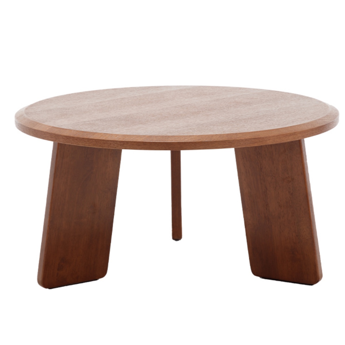 다야레인 거실 쇼파테이블 미드센추리 모던 원형 원목 좌식테이블, 월넛 155,100원