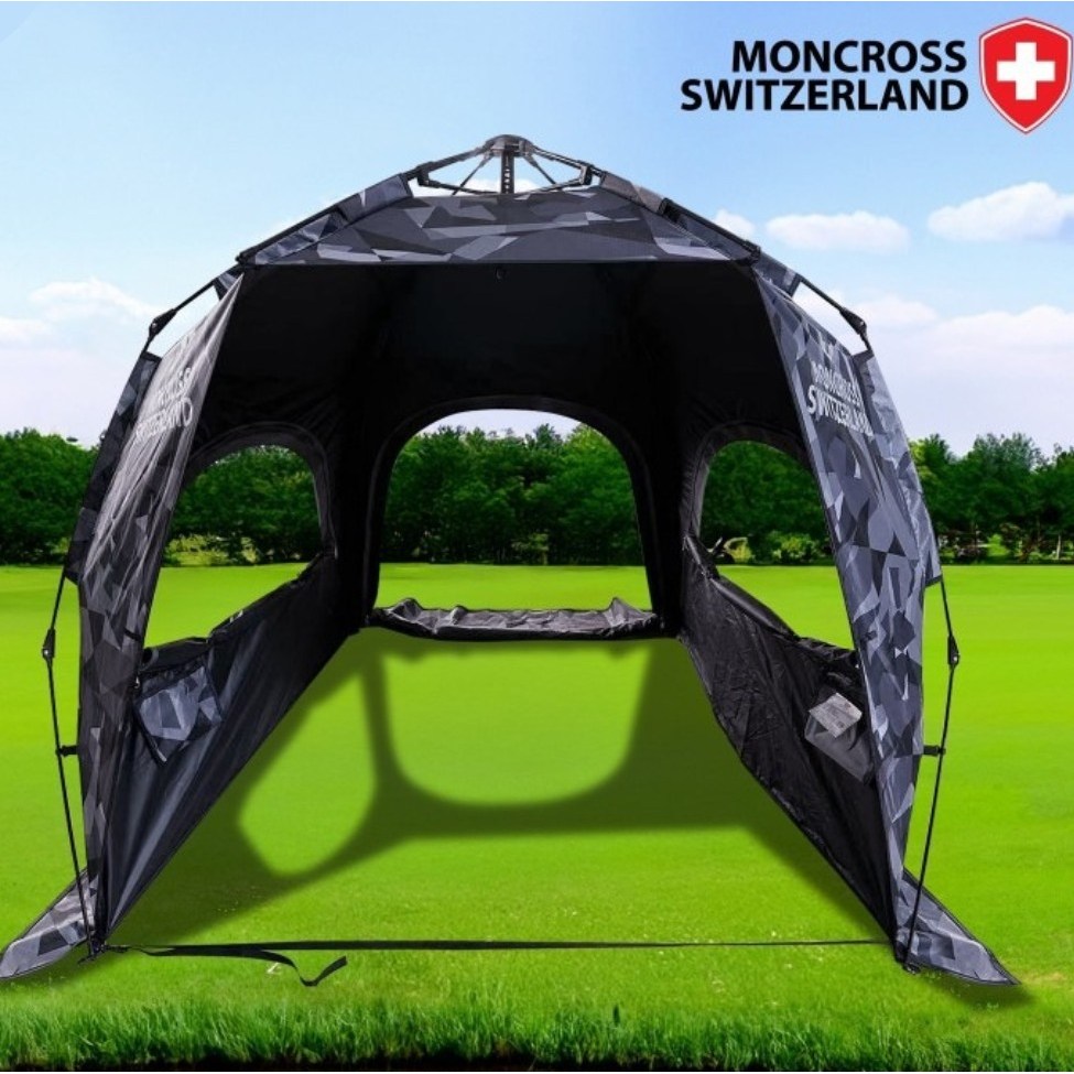 몽크로스 립스탑 낚시의자 텐트 원터치 암막텐트 MCC-C18, 다크 밀리터리+확장 모듈러 후라이 99,000원