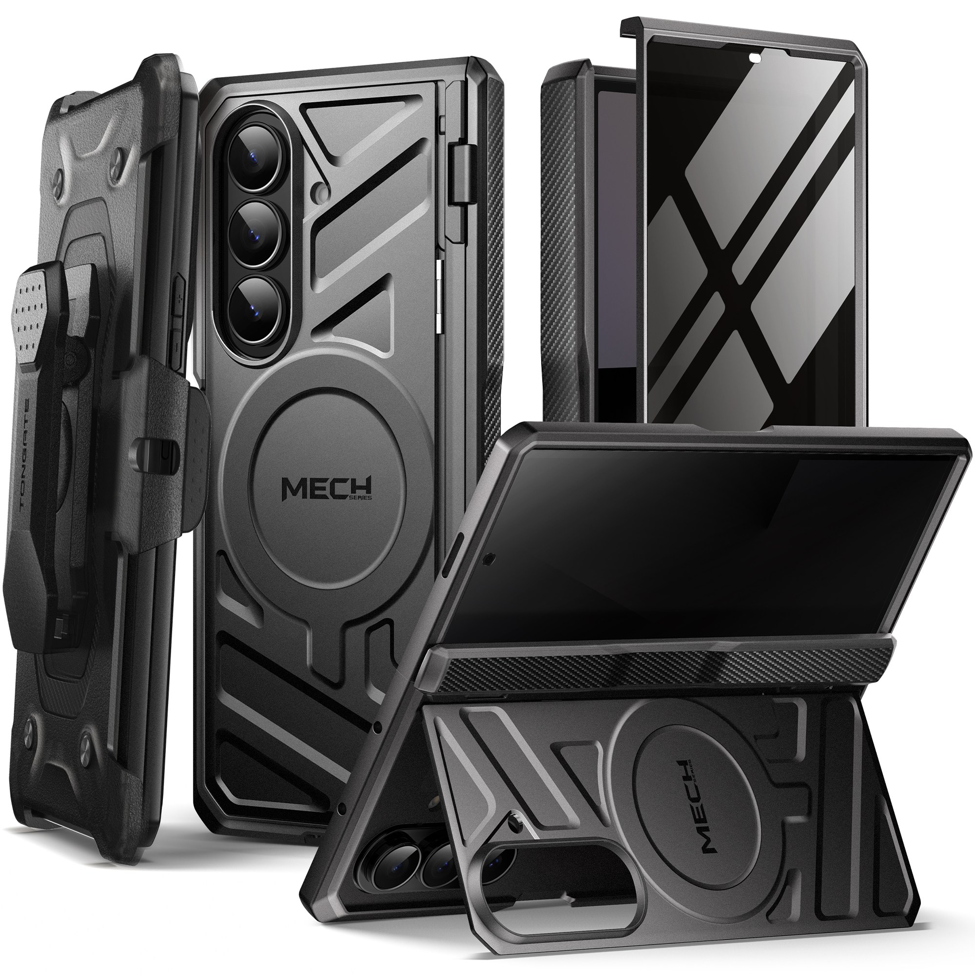 모보시 벨트 클립 카메라 보호 맥세이프 스탠드 풀커버 휴대폰 케이스 138,000원