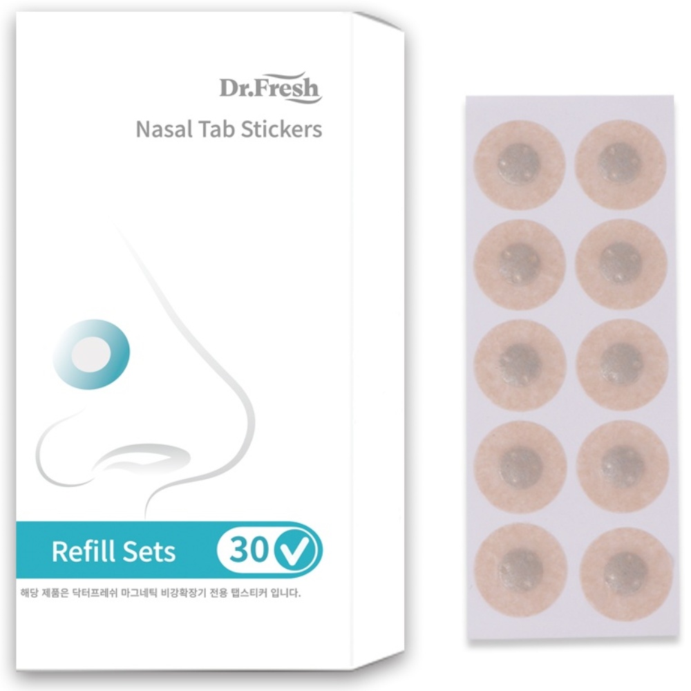 닥터프레쉬 자석 마그네틱 비강확장기 전용 탭 스티커 30일분(60개입), 1세트 12,900원