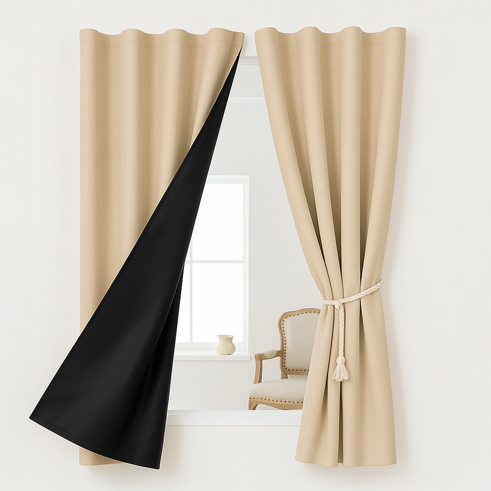 히즈엔 완전 빛차단 무타공 초스피드 붙이는 암막커튼 9,900원