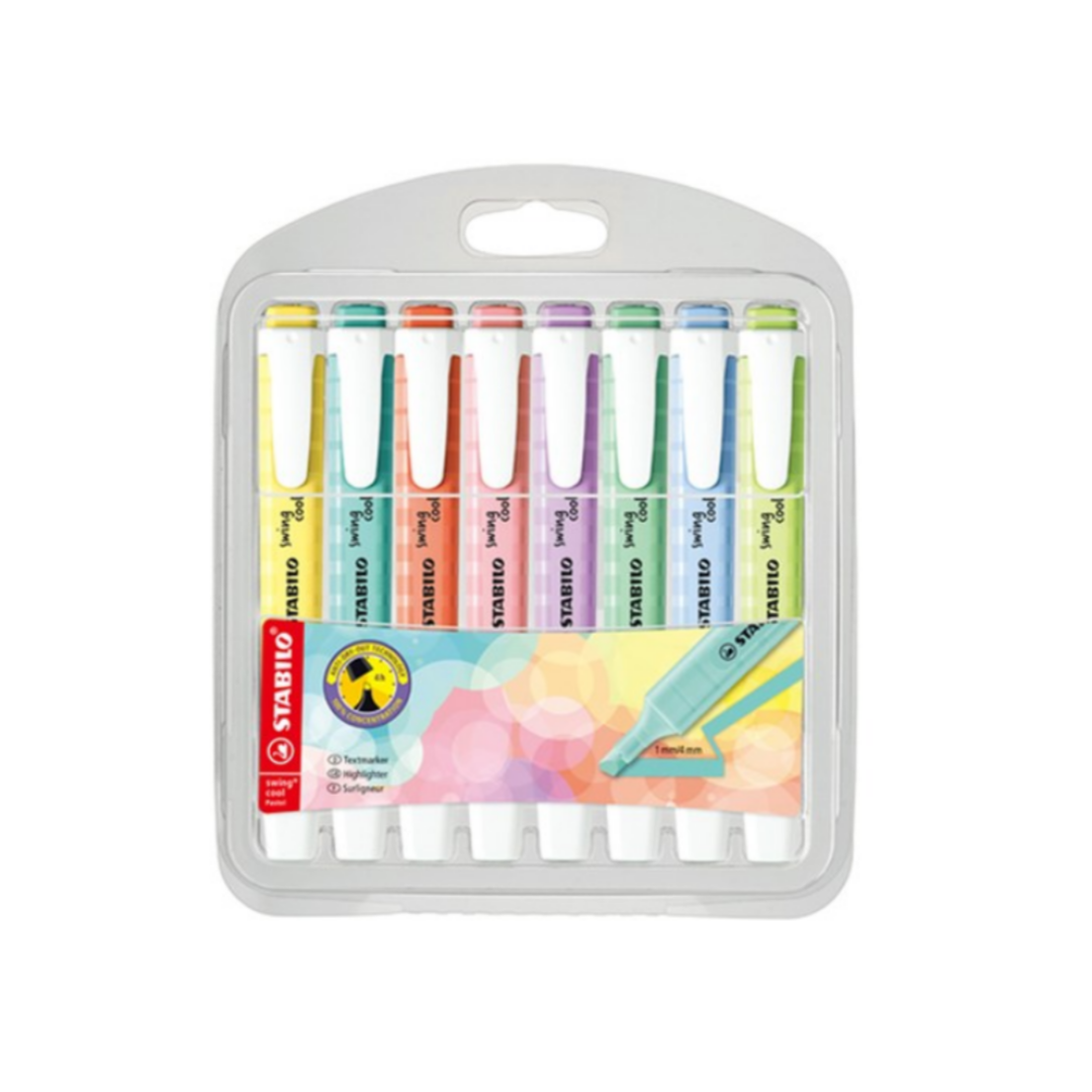 스타빌로 스윙쿨 파스텔 형광펜 8색 12,500원
