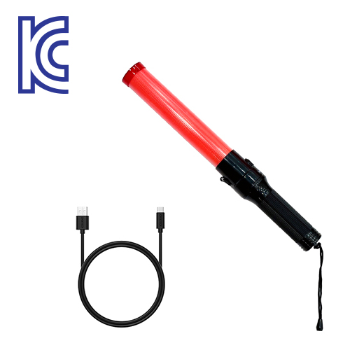 충전식 신호봉 소형 일반/ USB충전 / 순찰 사고예방 차량감속 경찰 경광봉 13,600원