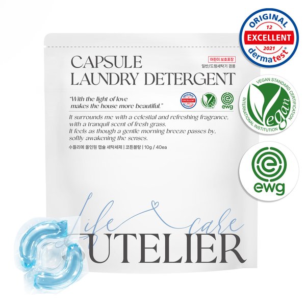 수뜰리에 독일더마 초고농축 올인원 캡슐세제 40개입 코튼블랑향 28,500원