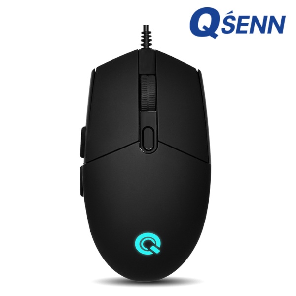 (QSENN) 유선 광마우스, GP-M500 LED (블랙/USB) 4,870원