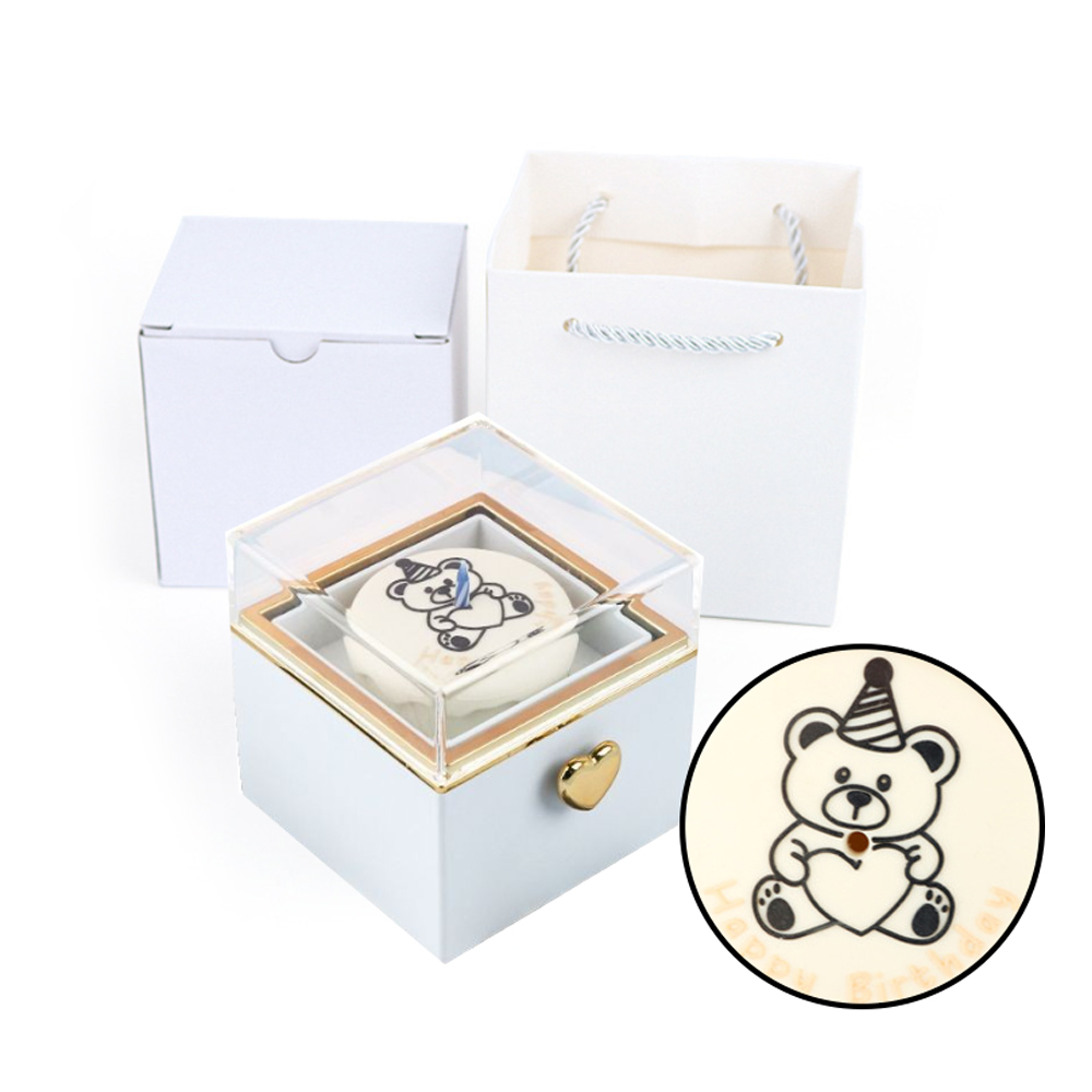 누누마켓 서프라이즈 반지 케이크 박스, 1개, 하트곰돌이 6,900원