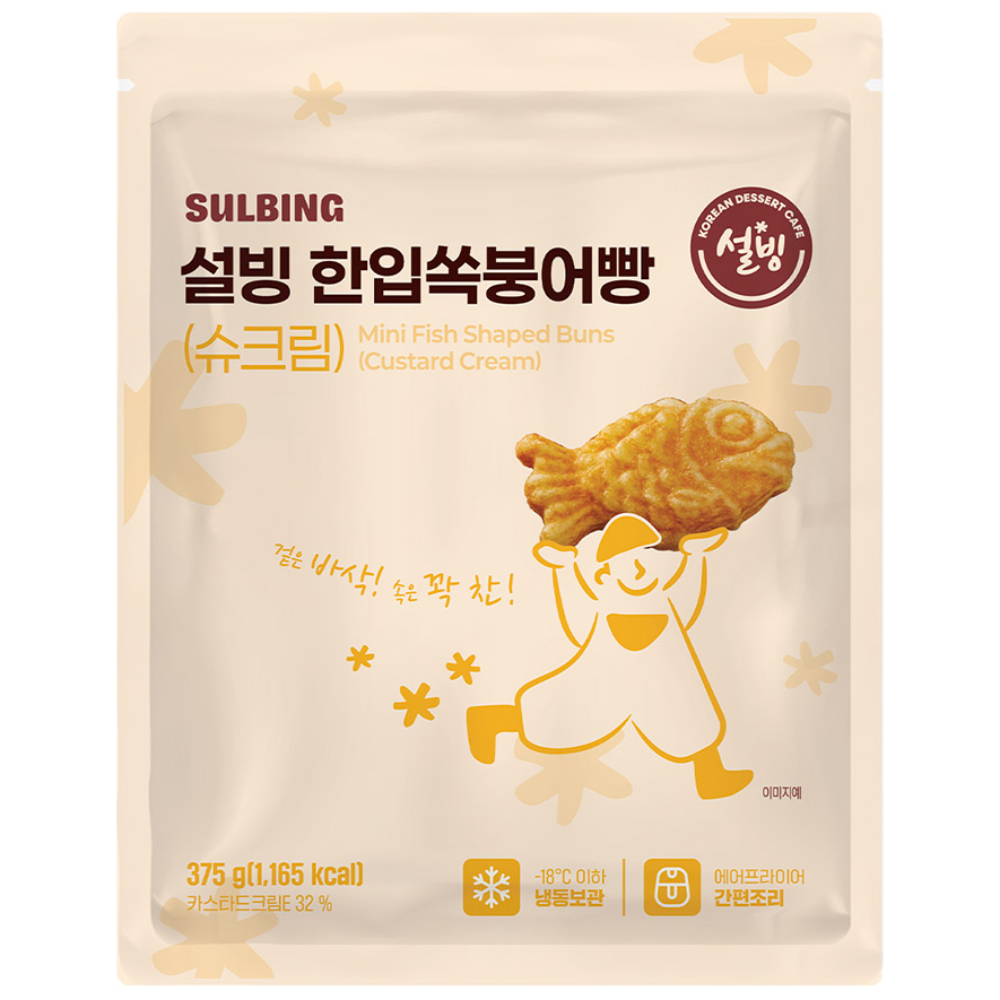 설빙 한입쏙 미니붕어빵 슈크림, 375g, 1개 10,900원