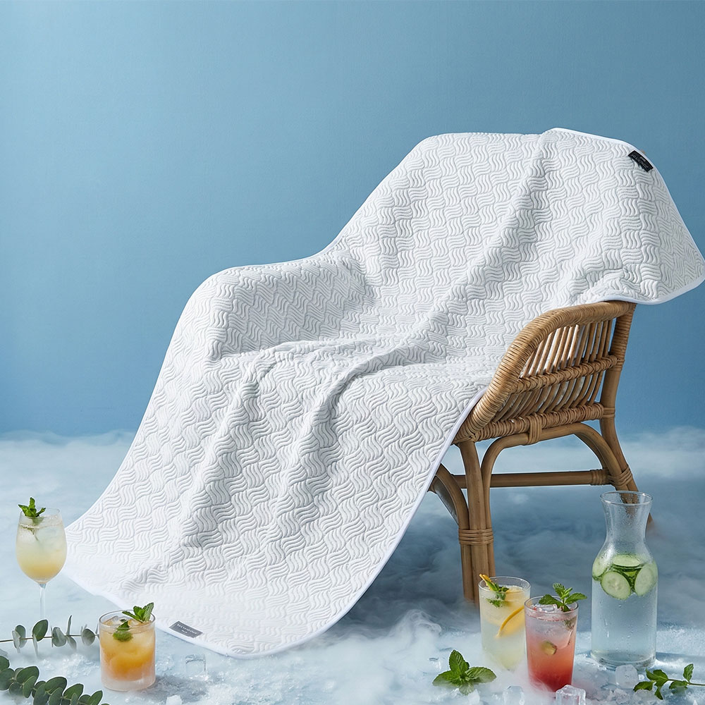 조은자리 쿨매트 국산 듀라론 냉감 패드 시원한 여름 쿨링 침대 매트리스 고정밴드 휴비스 패드 74,800원