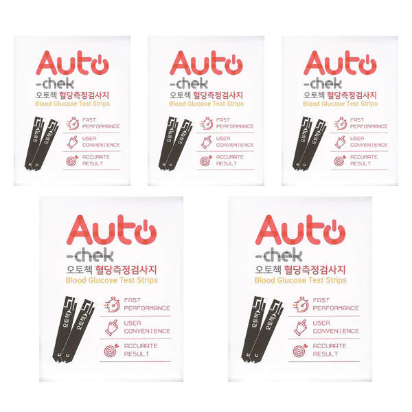 <5박스 250매> 아이센스 오토첵 혈당검사지스트립 혈당측정검사지 5박스 250매 elevee 75,000원