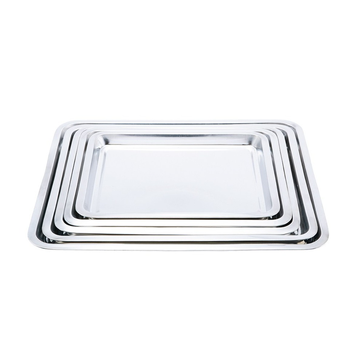 유유마트 국산 스텐304 사각 트레이 업소용 직사각 스텐27종 쟁반 식당 서빙, 1개, 실버 12,200원