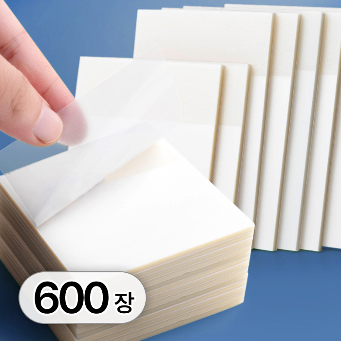 투데이리빙 600p 세트 반투명 점착 메모지 대용량 접착 메모 노트 미니 떡메 떡메모지 붙이는 스티키 메모장 8,800원