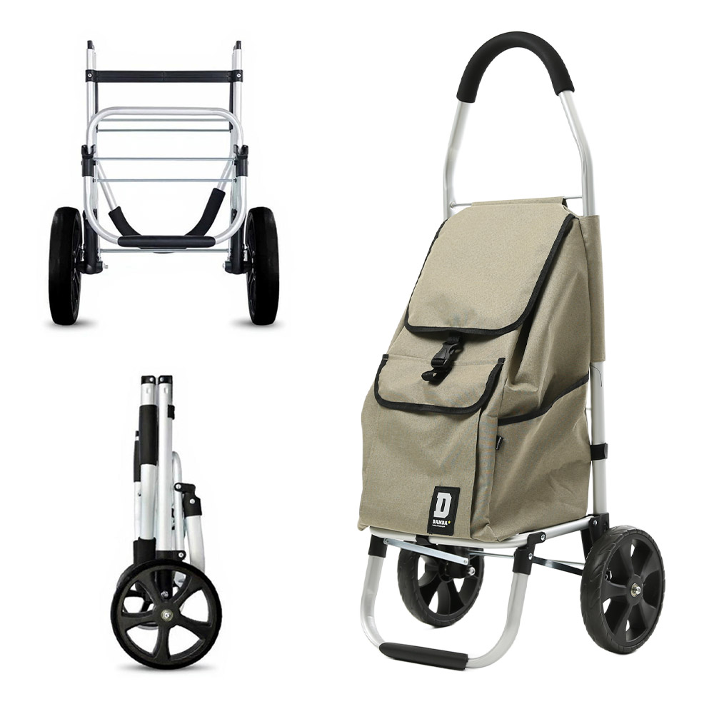 트렌드컨테이너 바퀴달린 시장 장바구니 접이식 폴딩 쇼핑 핸드 카트 31,160원