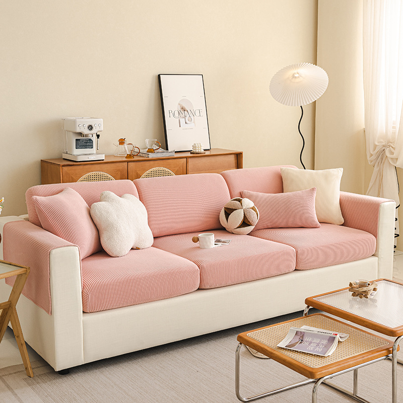 하우스베라 코지벨루어 분리형 소파커버 쇼파커버 1~4인용 덮개 방수 천갈이 리폼, 1개, 블러쉬핑크 29,900원