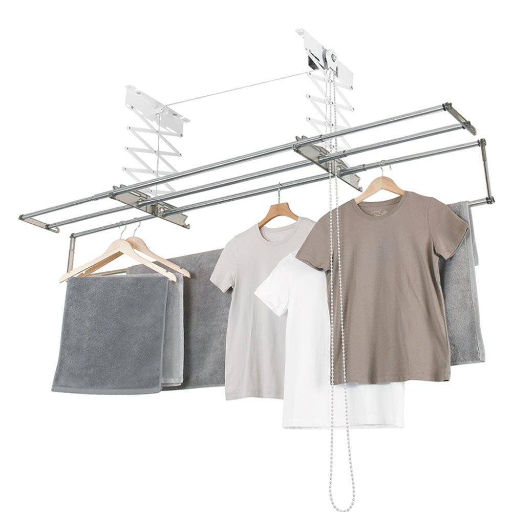 웰렉스 천정형 수동 반자동 빨래건조대, 1개, 단일색상 136,500원