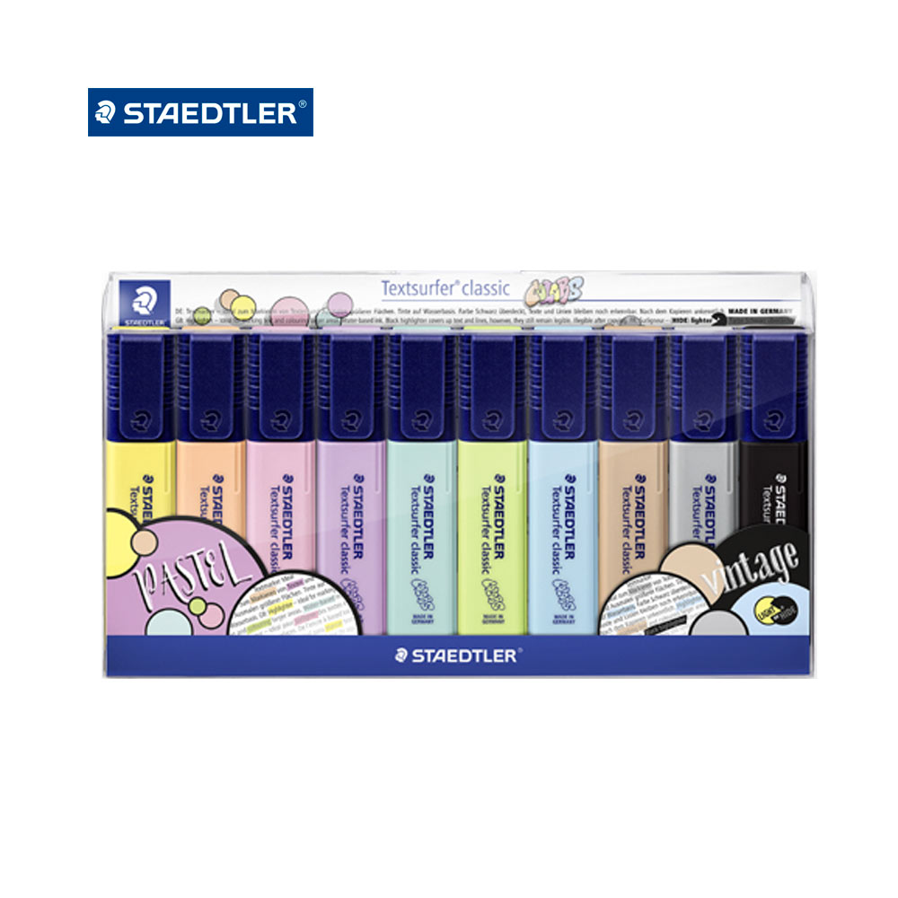 스테들러 클래식파스텔 364CWP10 형광펜 10색, 단품, 1개 14,400원