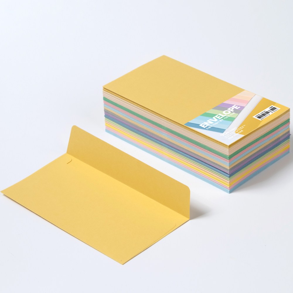 star starred 도톰한(130g) 15컬러 봉투 가로형, 90매 14,000원