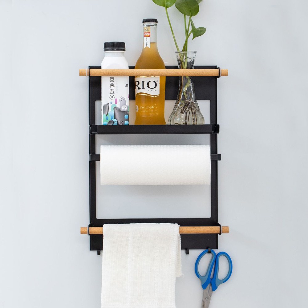 청년리빙 무타공 자석 냉장고 선반 키친타올걸이 12,910원