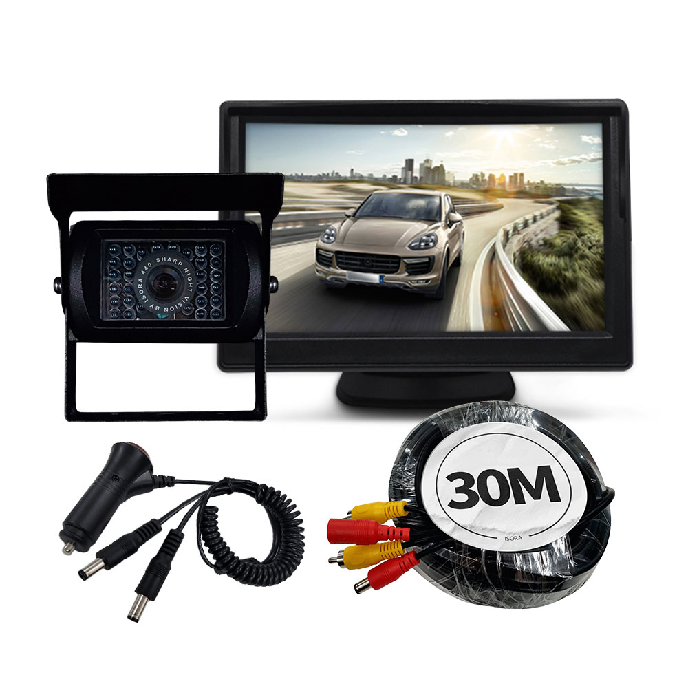 아이소라 후방카메라 모니터 세트 야간적외선 탑재, 역광보정 109,800원