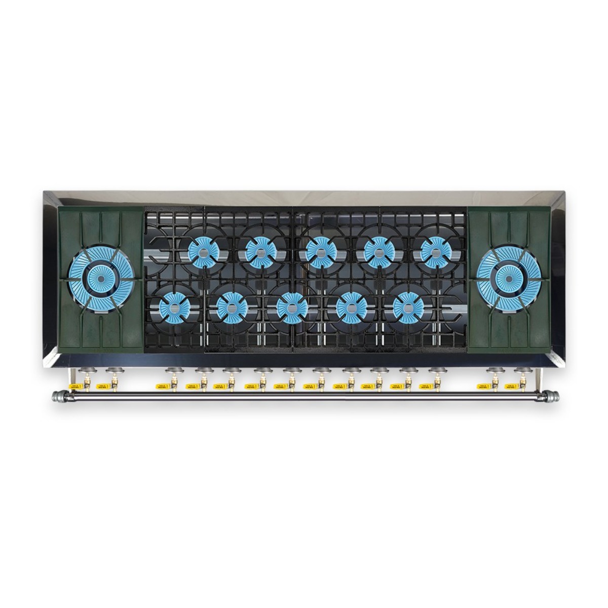 오즈테크 업소용 가스렌지 원형+일반상판 1800렌지 22-110화구 2.5세대 세라믹 간택기 1,169,600원